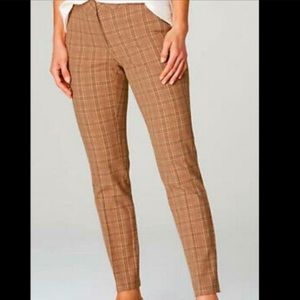 J. Jill Plaid Premium Bi Stretch Fall Winter Work Academia Contemporary Pants 12